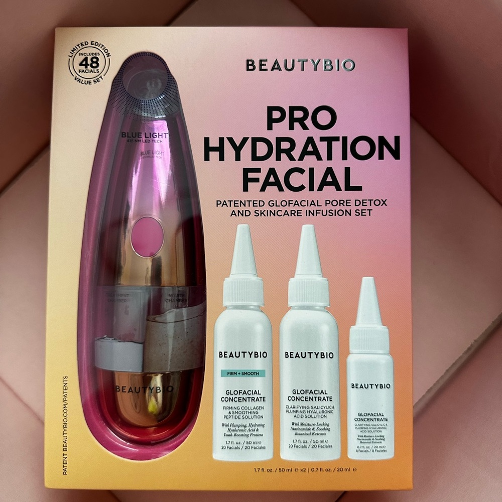 BeautyBIO GLOfacial PRO Hydration Facial Limited Edition NEW Sealed